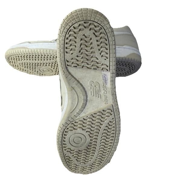 New Balance 480 Cream White Sneakers Women's EU 39.5 Court Style Women 8.5 - Picture 9 of 10